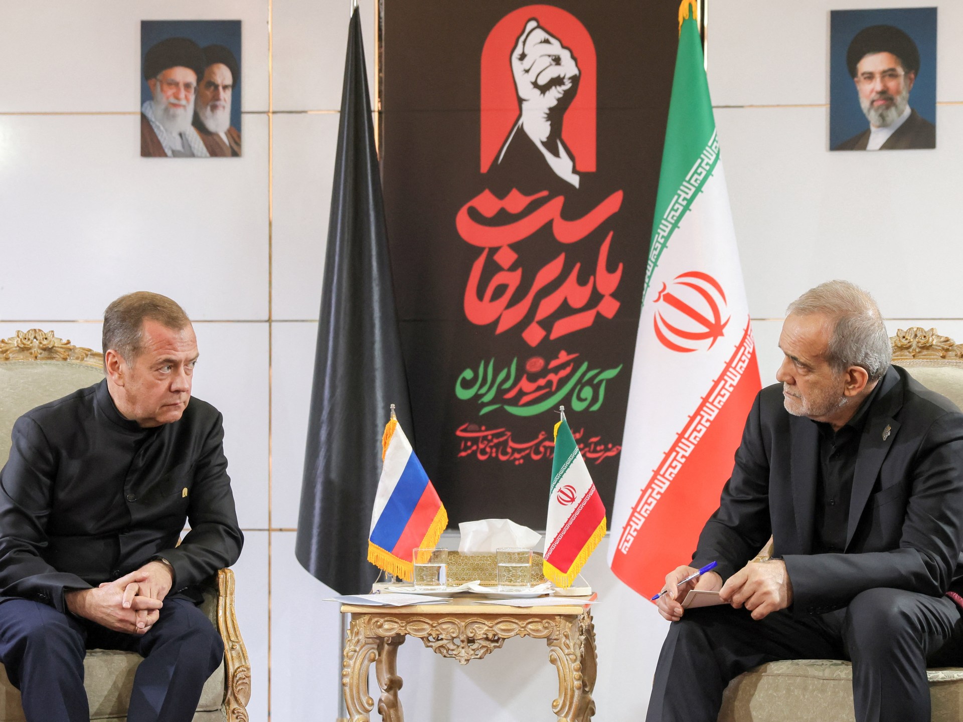 Russia’s Medvedev says Strait of Hormuz is Iran’s ‘nuclear weapon’