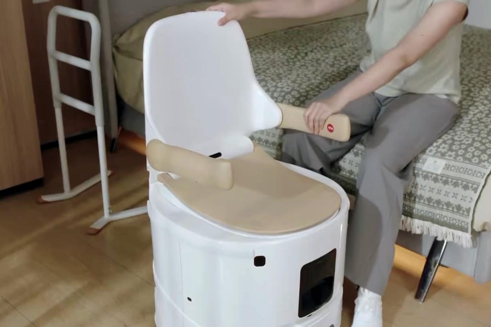 This robotic self-driving toilet comes to you
