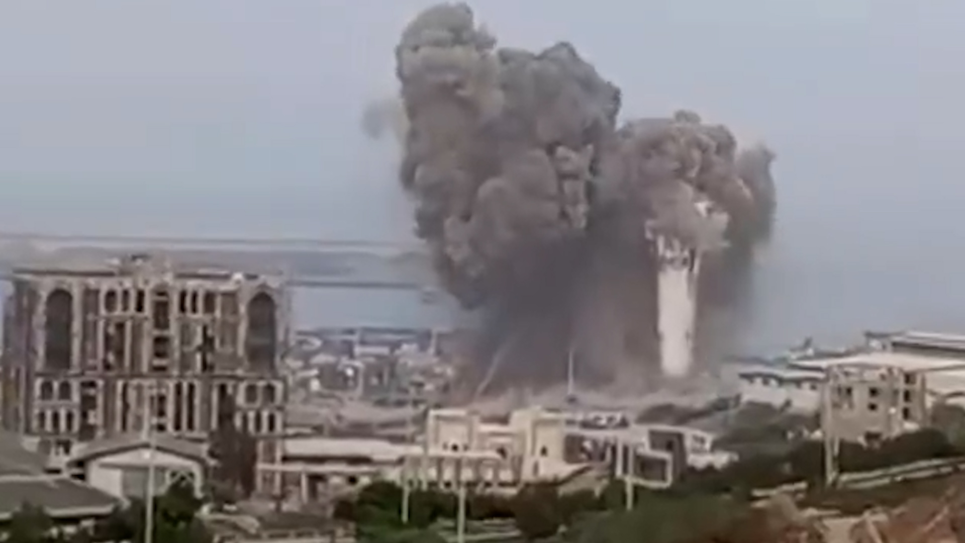 US strikes marine control tower in Iran