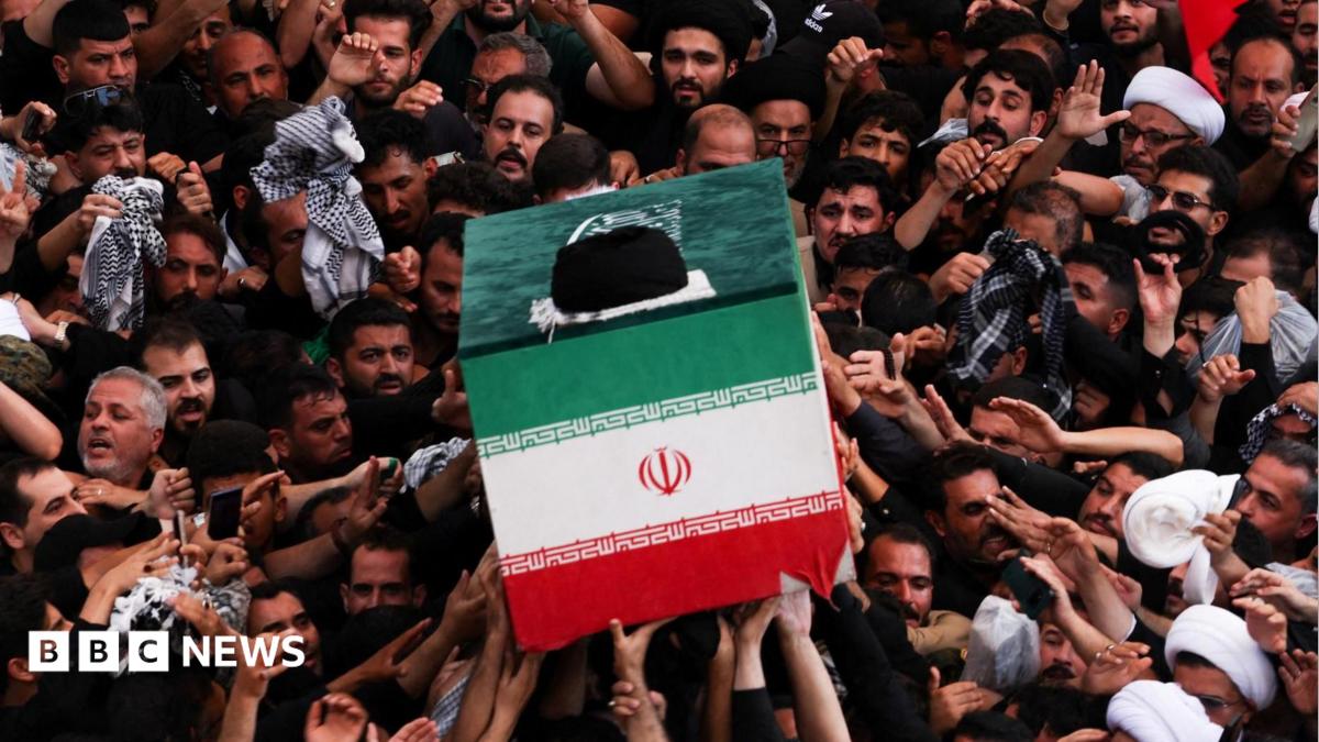Khamenei's coffin carried through Shia shrines as ceremonies held in Iraq