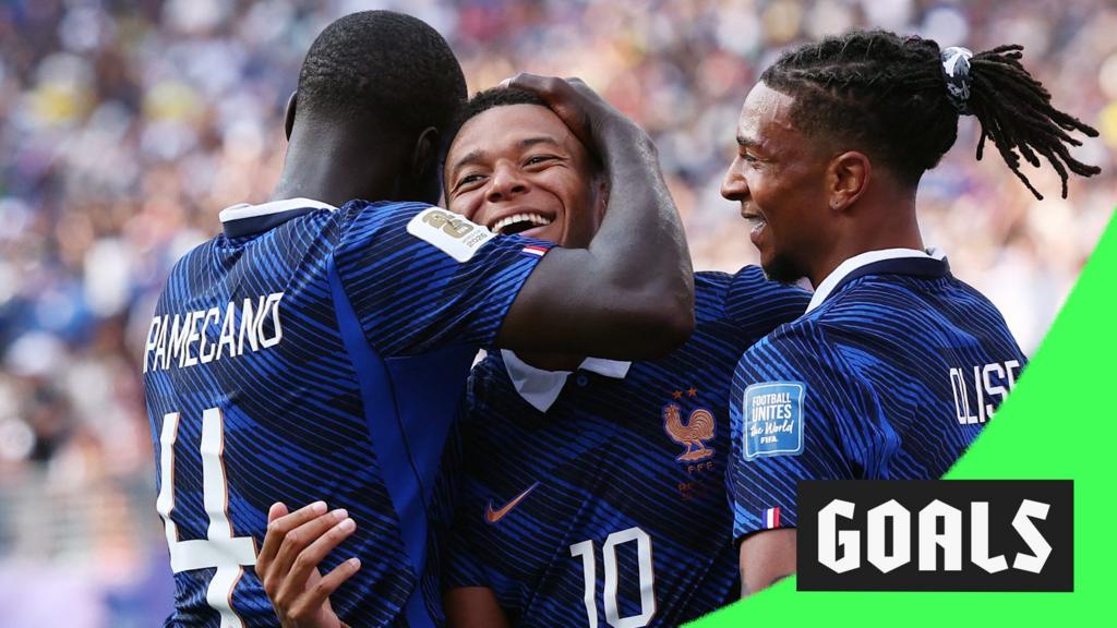 Mbappe scores twice as France beat Sweden