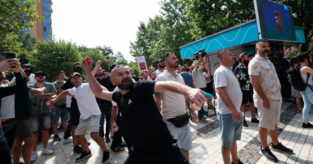 Violent clashes as Albania’s anti-government protests continue