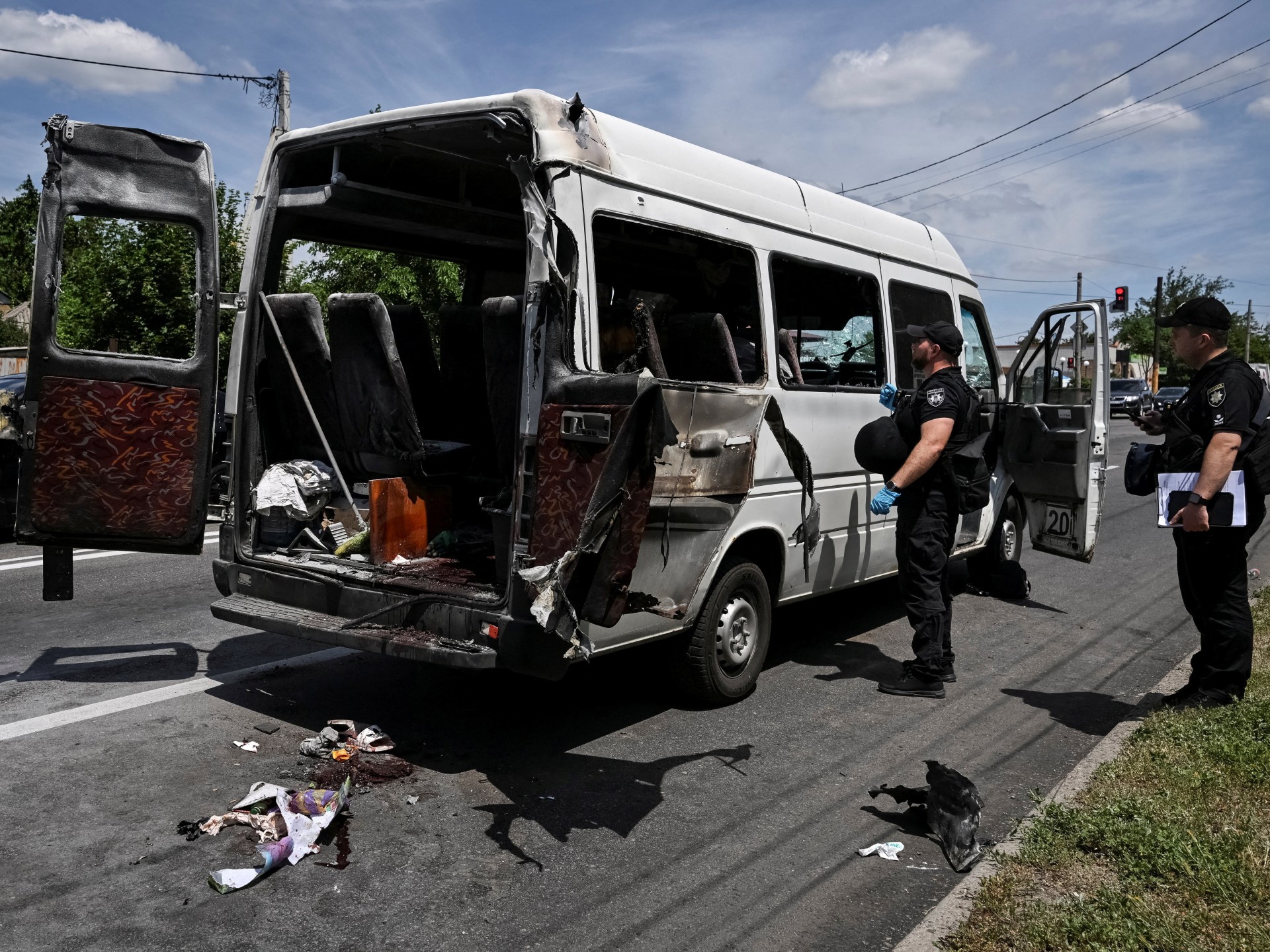 Russian missile and drone attacks kill at least eight in Ukraine