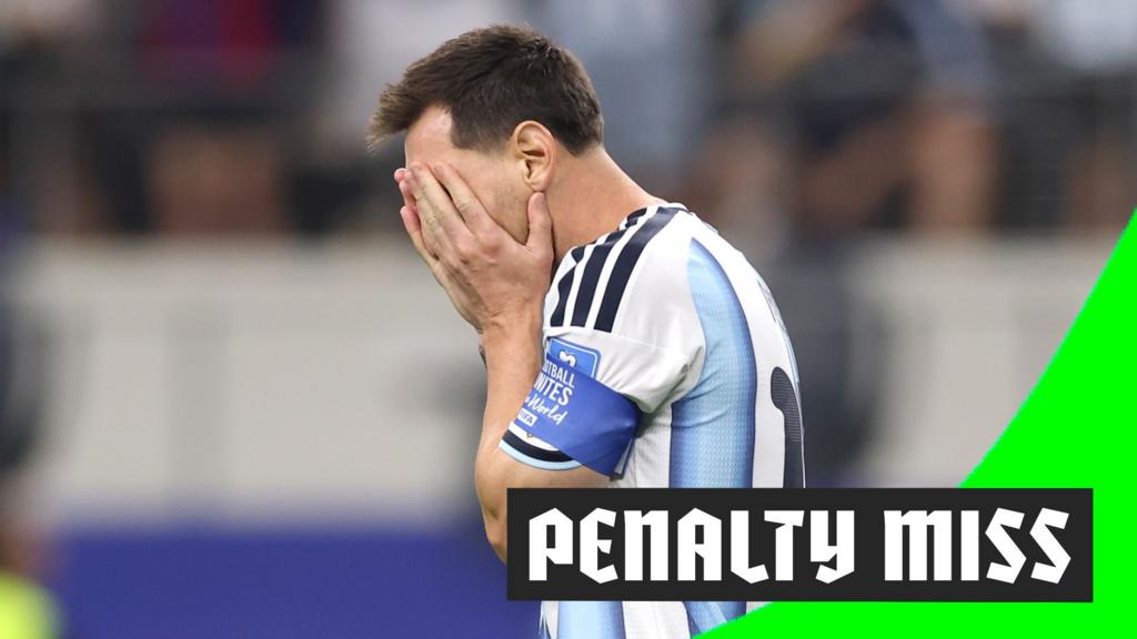 'He is human' - Messi misses from the spot as he chases scoring record