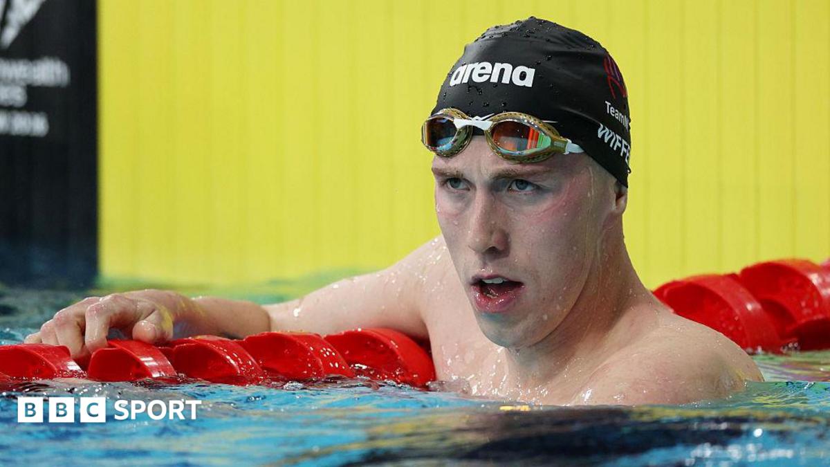 Wiffen misses out on medal in 400m freestyle