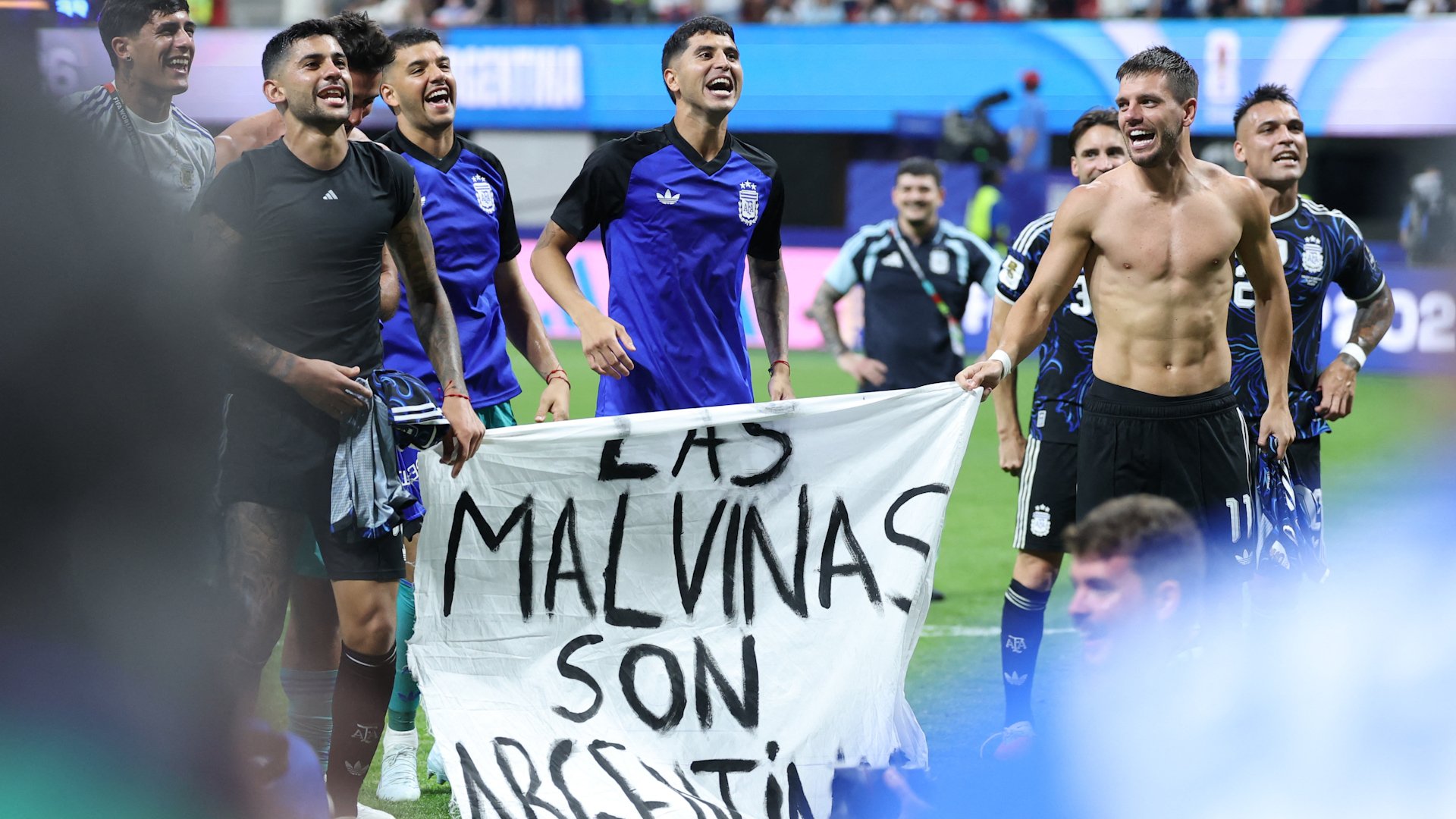 Argentina’s Falklands banner sparks controversy at World Cup