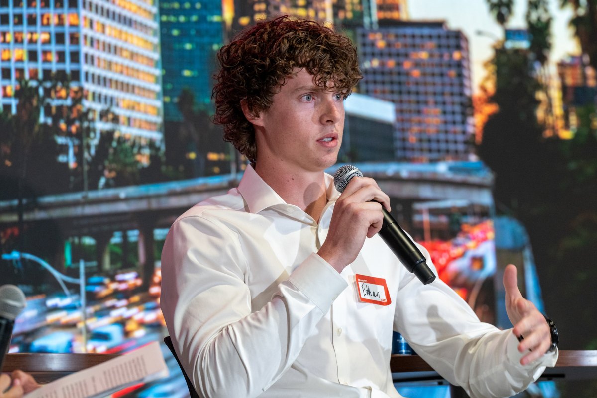 Ethan Thornton is trying to do everything all at once
