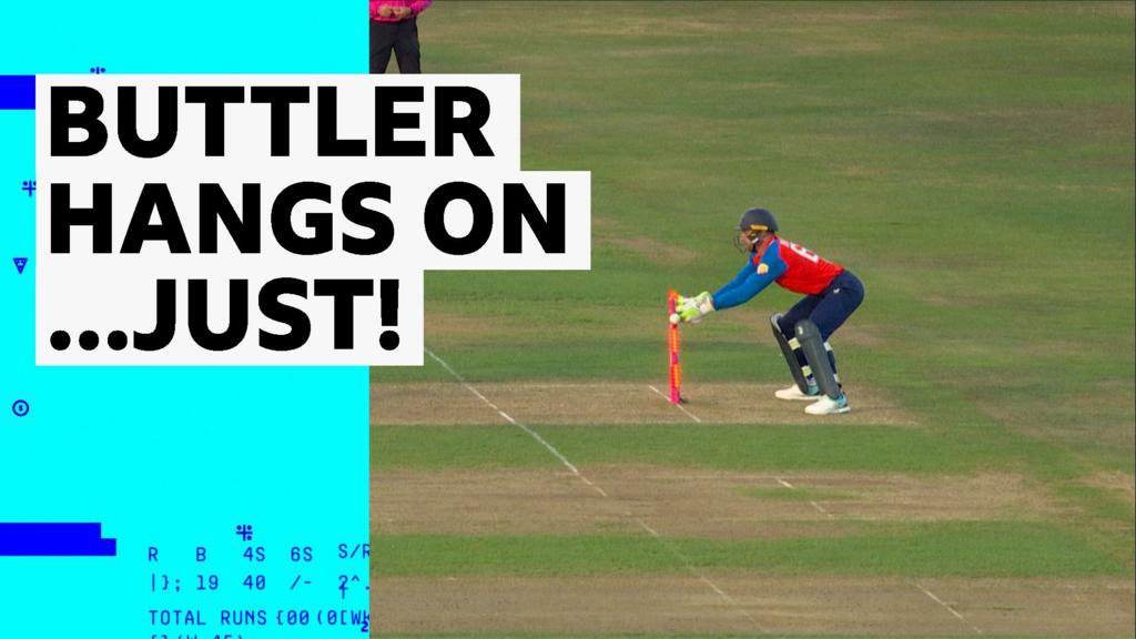 How close is that? - Buttler removes Varma with fingertip stumping