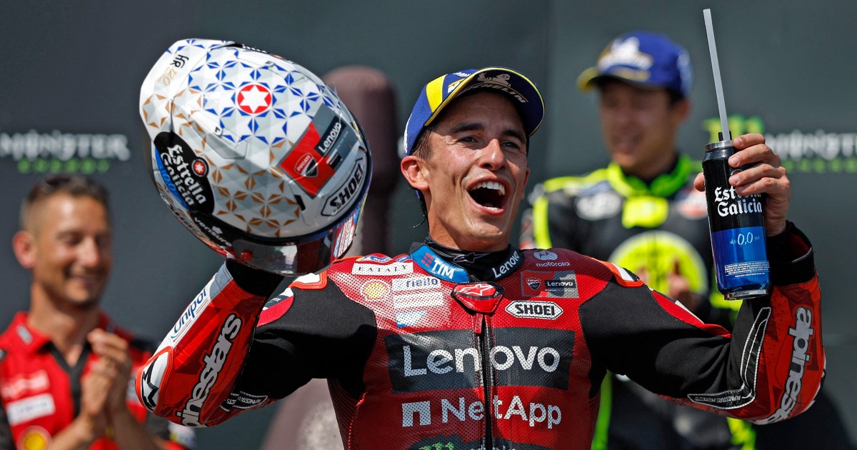Marc Marquez wins the Czech MotoGP, narrows title gap to leader Bezzecchi