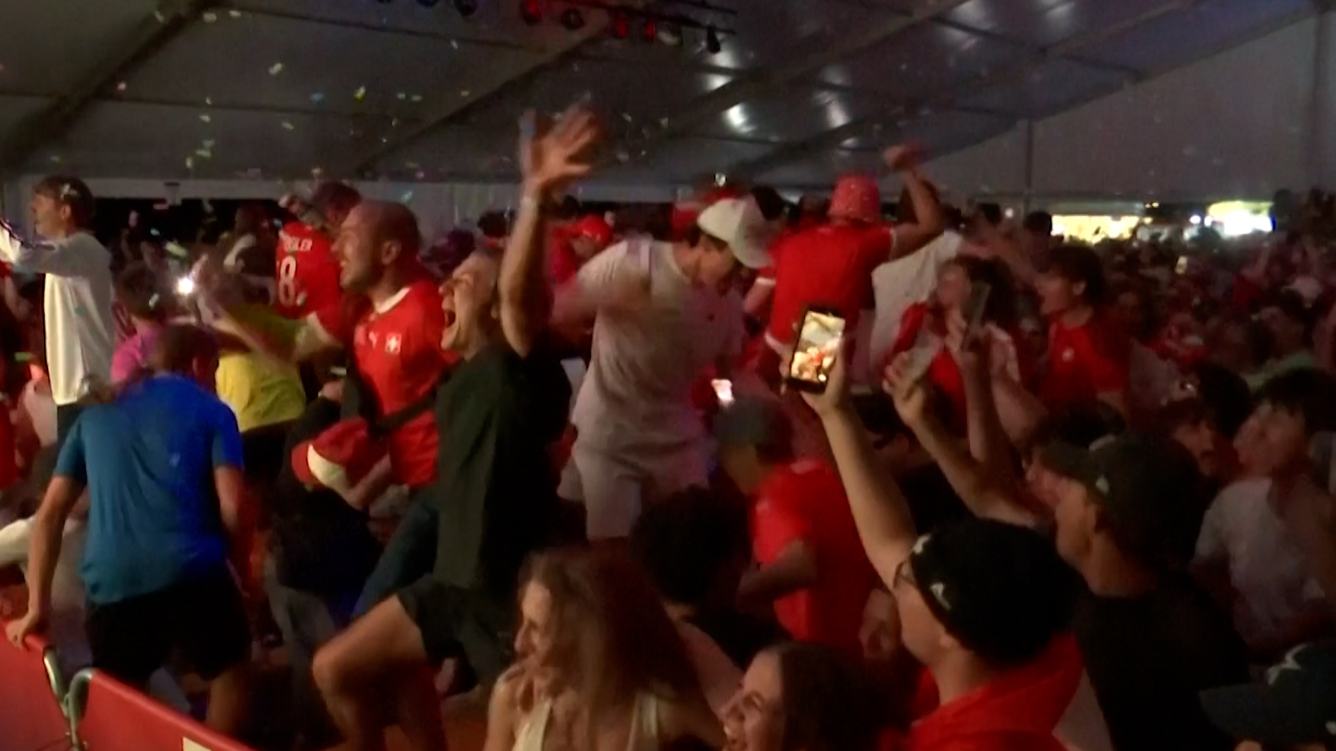 Switzerland fans’ joy as team reaches World Cup quarter-final
