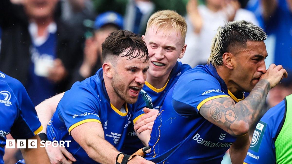 Five-try Leinster rout Bulls to retain URC title