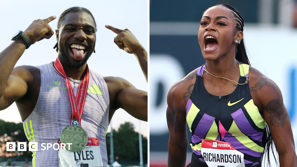 USA's Lyles wins 100m in world-leading 9.79 seconds