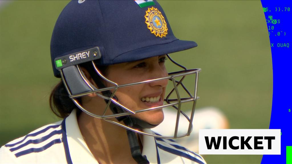 No century for Mandhana as England finally get breakthrough after lunch