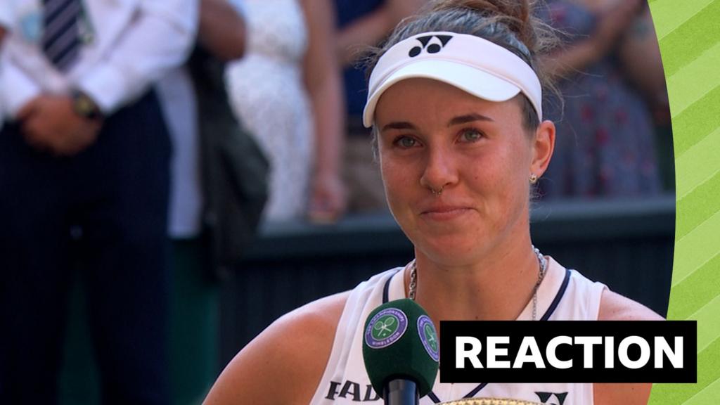 Tearful Noskova dedicates Wimbledon title to late mother