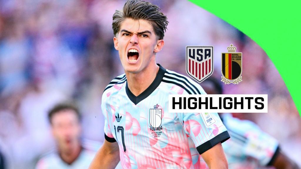 Belgium make light work of US to set up quarter-final tie with Spain