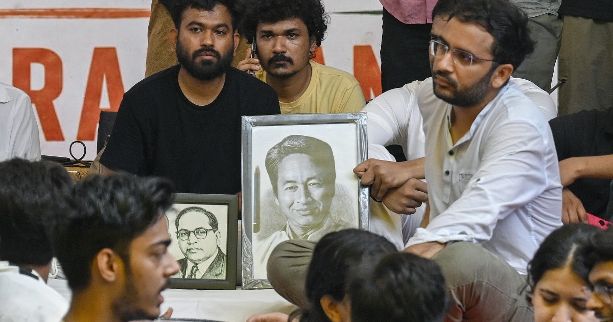 Cockroach Party protest intensifies after Wangchuk forcibly hospitalised