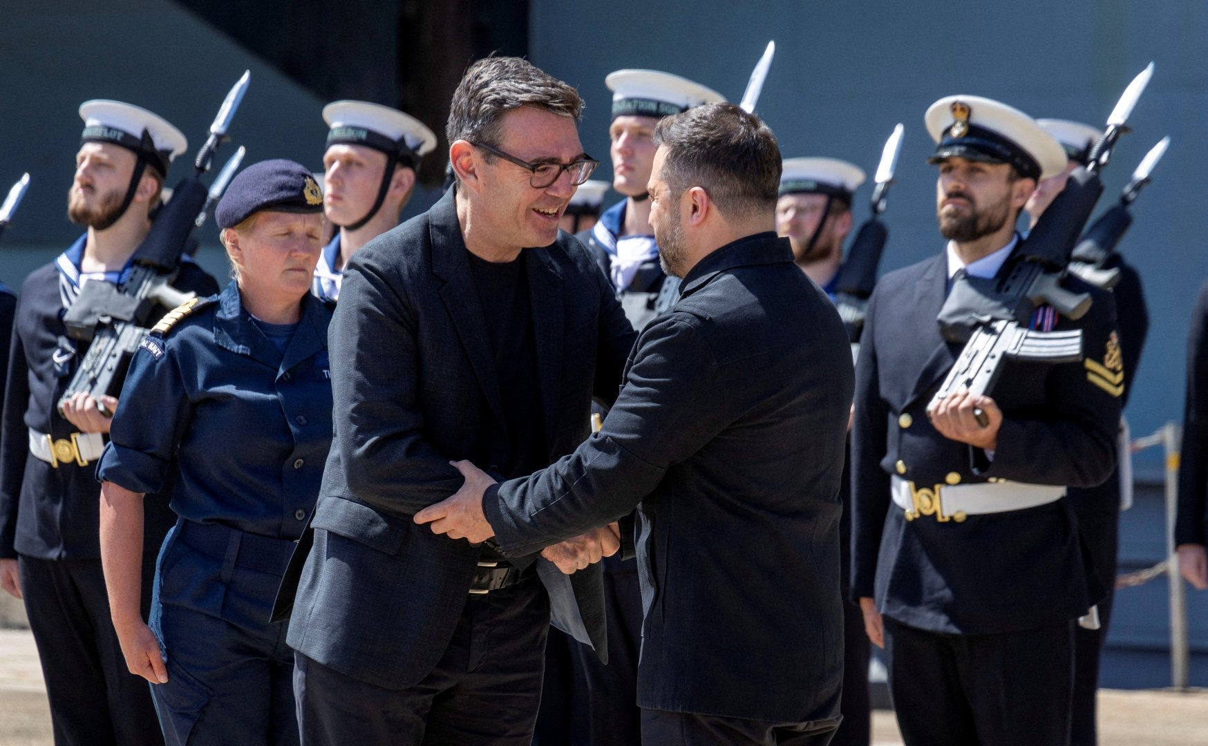 Burnham welcomes Zelenskyy as first international guest