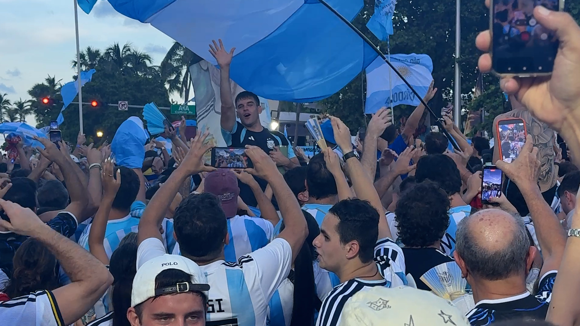 Argentina fans flood Miami for Cape Verde match