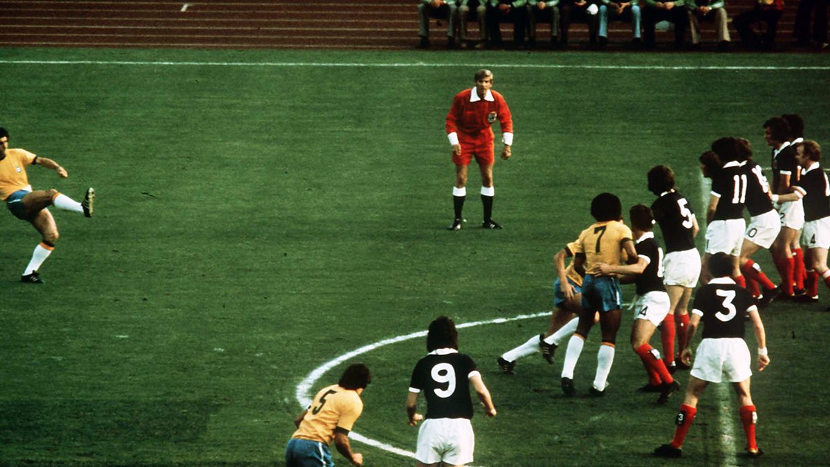Scotland’s encounter with Brazil at the 1974 FIFA World Cup