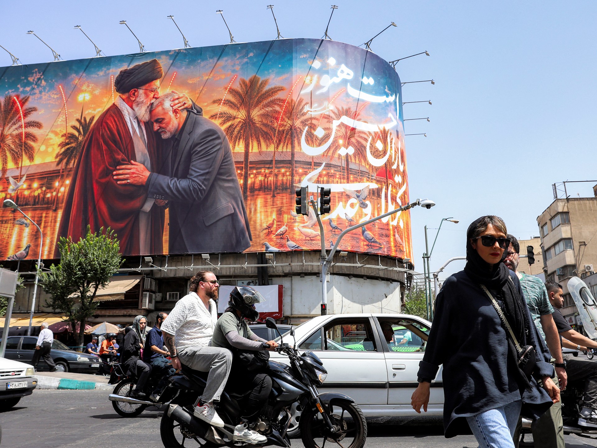 Iran war live: Tehran denies Trump’s claims of meeting in Doha