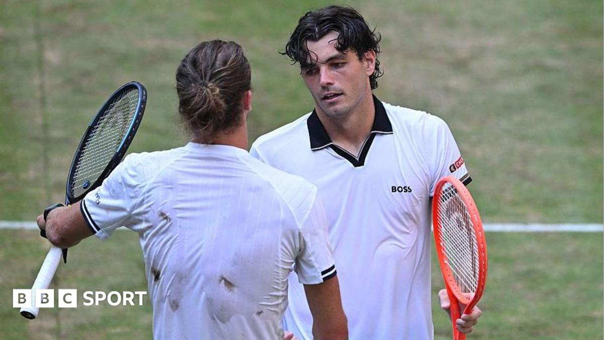 Fritz beats Zverev again to reach Halle final