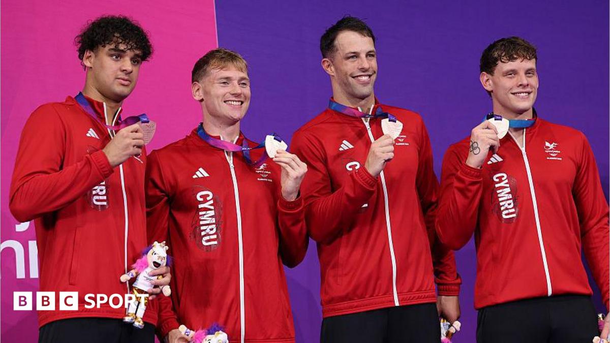 Wales win fourth Commonwealth Games swimming medal 