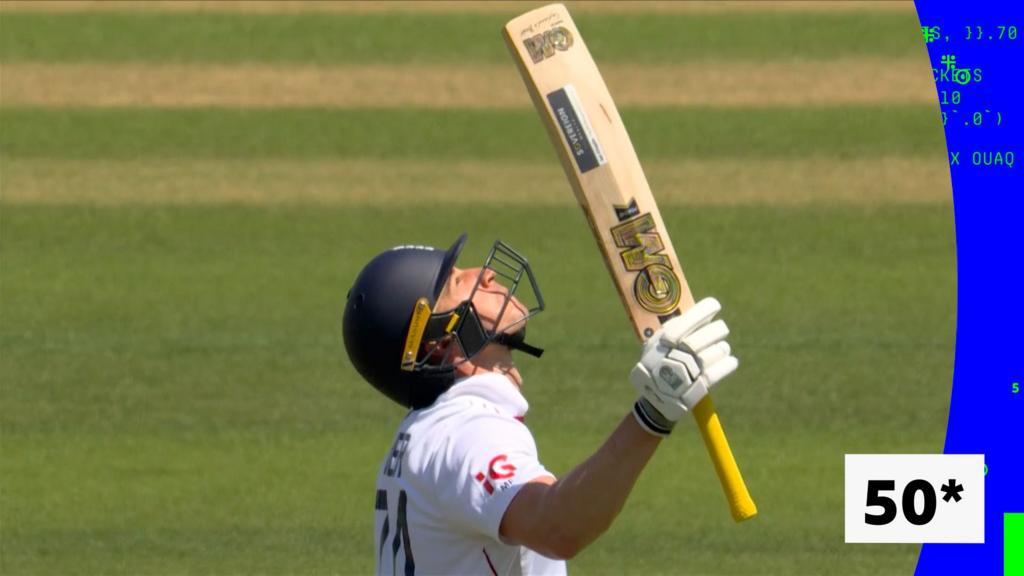 'Keeping England in the match' - Fisher reaches a first Test 50