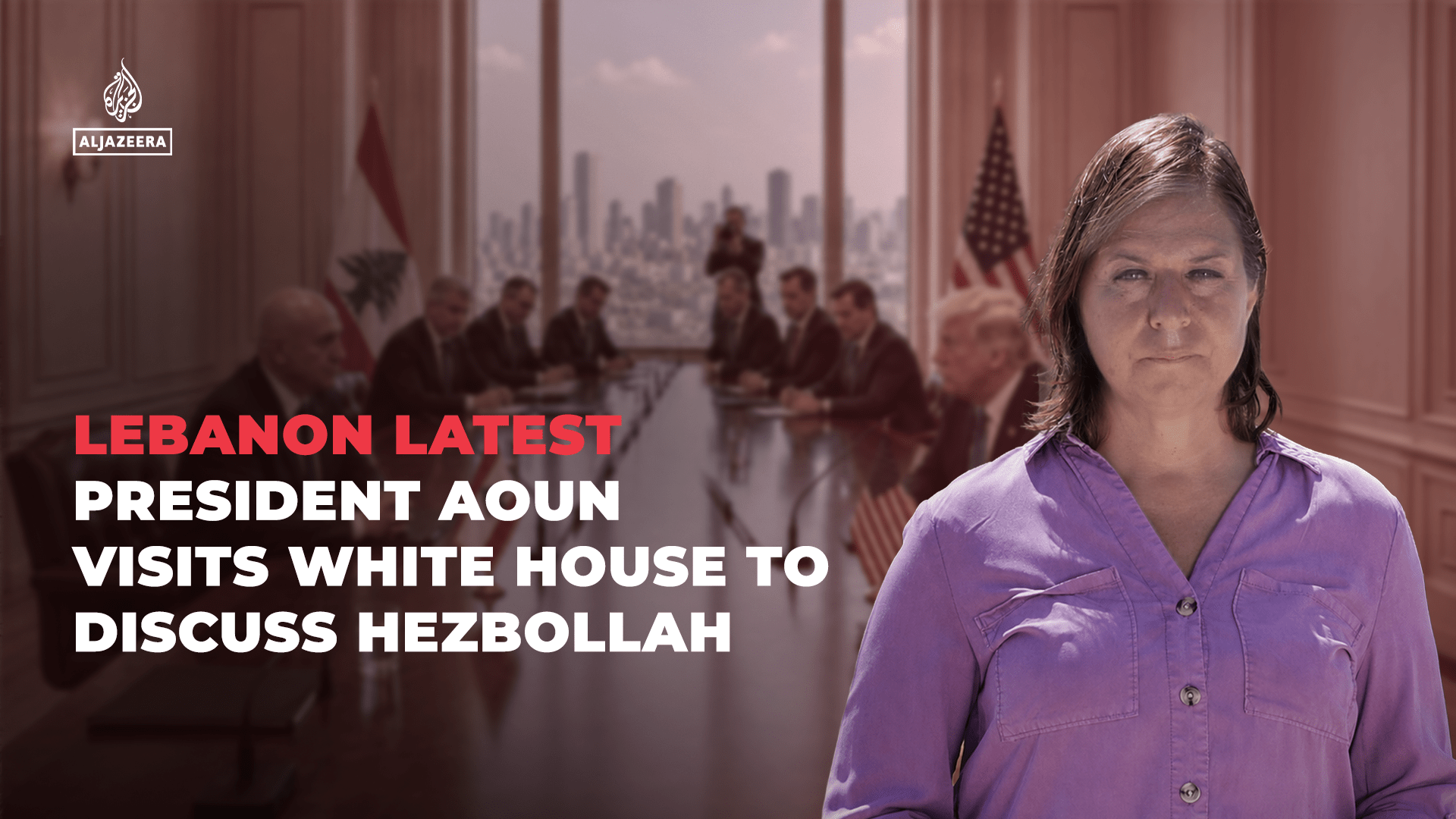 Lebanon Latest: President Aoun visits White House to discuss Hezbollah