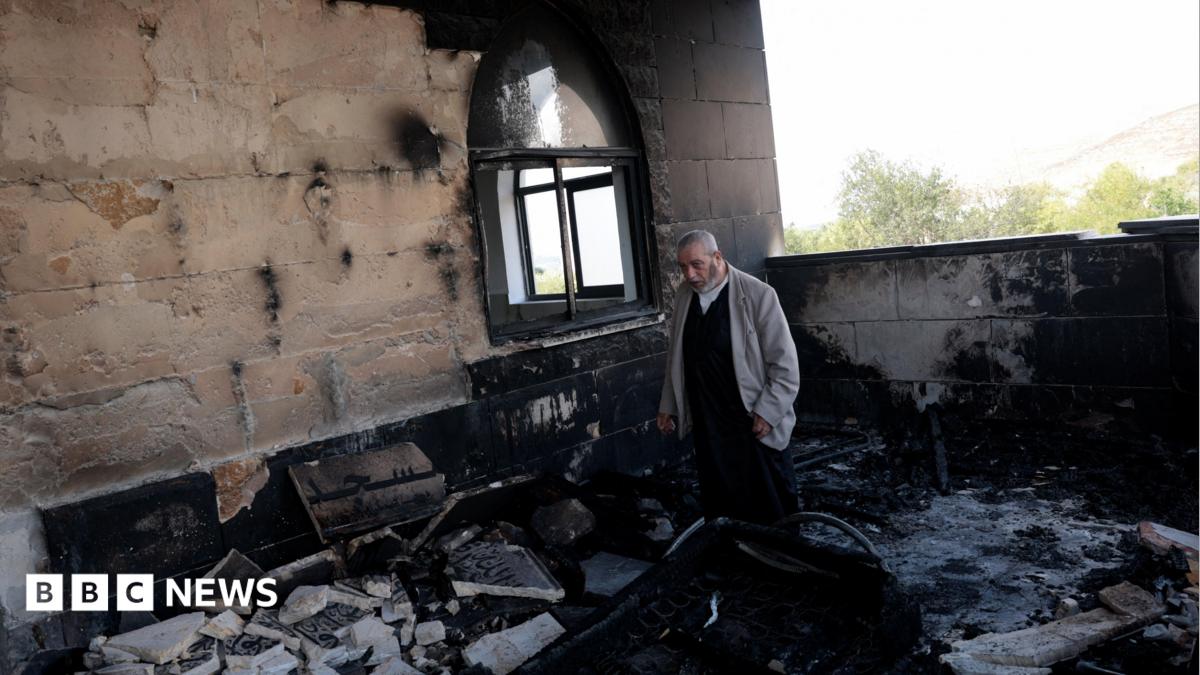 Israeli settlers set fire to mosques, cars and farm land in West Bank, Palestinians say