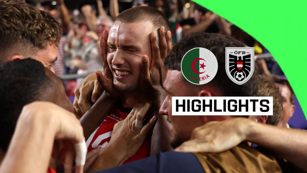 Austria score dramatic late equaliser against Algeria as both progress