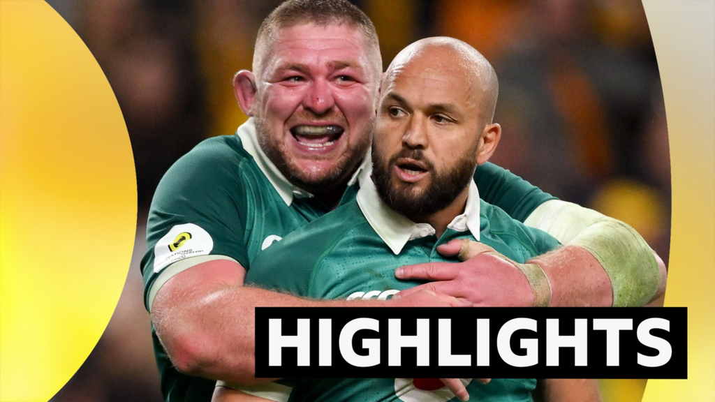 Watch: Late drama as Ireland beat Australia in Sydney