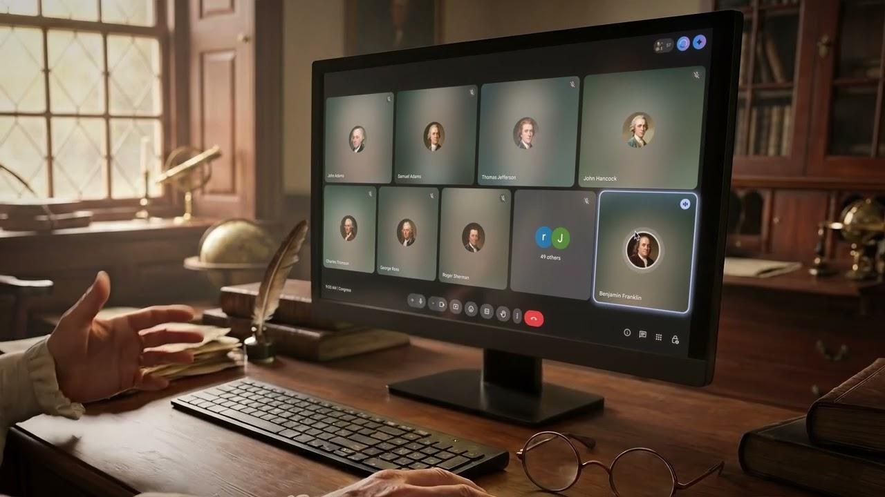Infuriating Google commercial imagines the founding fathers embracing AI