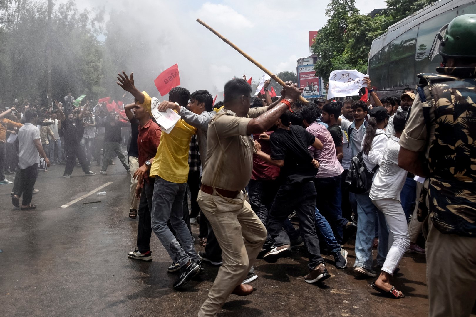 Indian police accused of using pellet guns in crackdown on India’s protests
