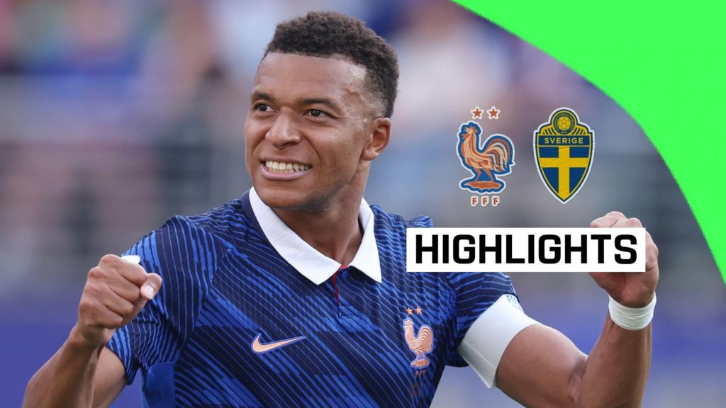 Mbappe scores twice as France dominate Sweden