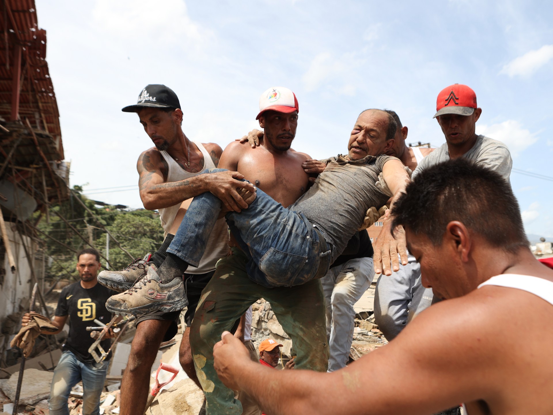 ‘Concrete breaking off walls’: Survivors describe Venezuela’s earthquakes
