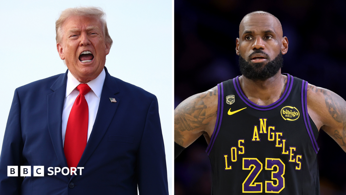 'Maybe he's a racist' - Trump critical of James