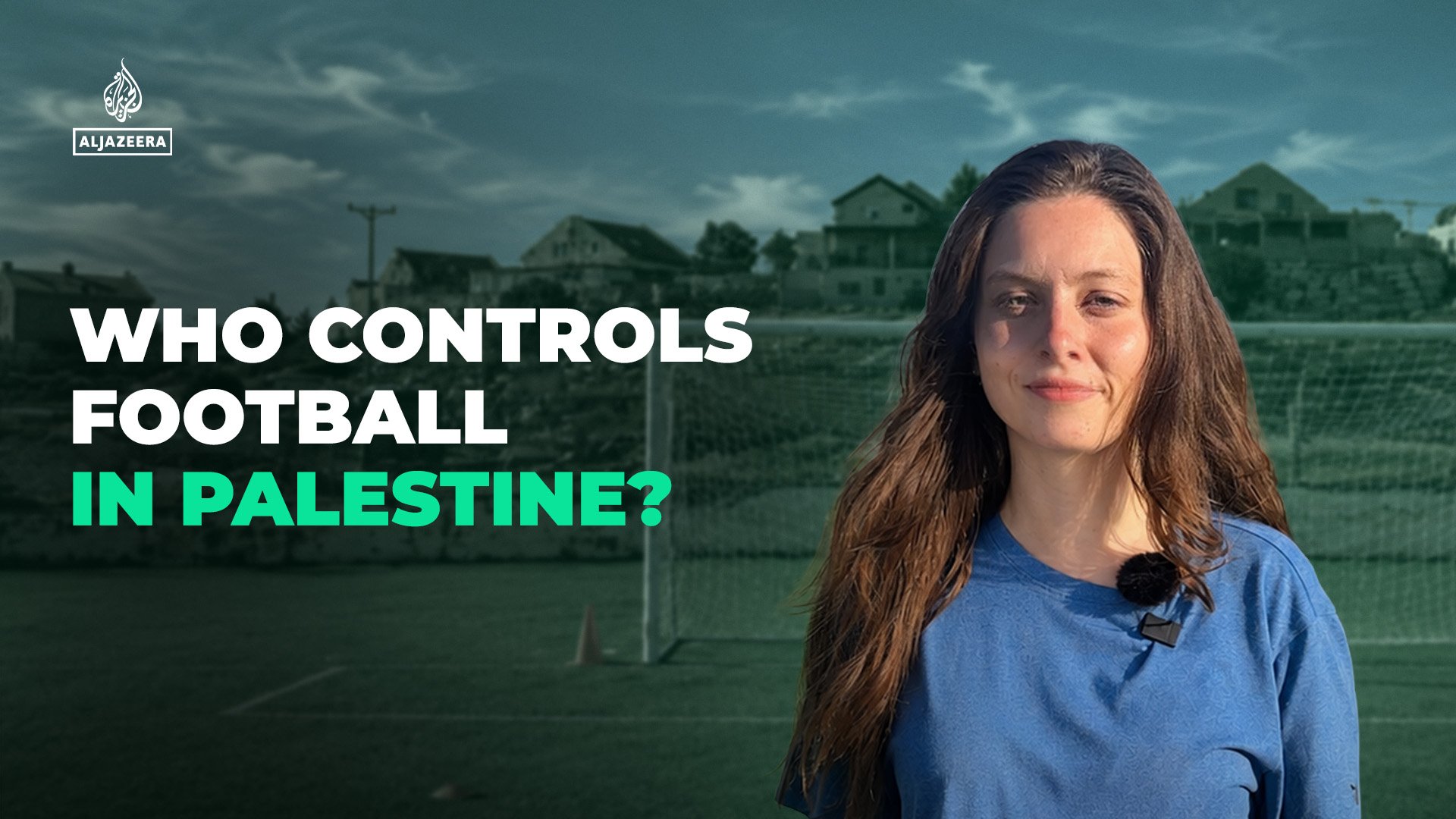 Who controls football in Palestine?
