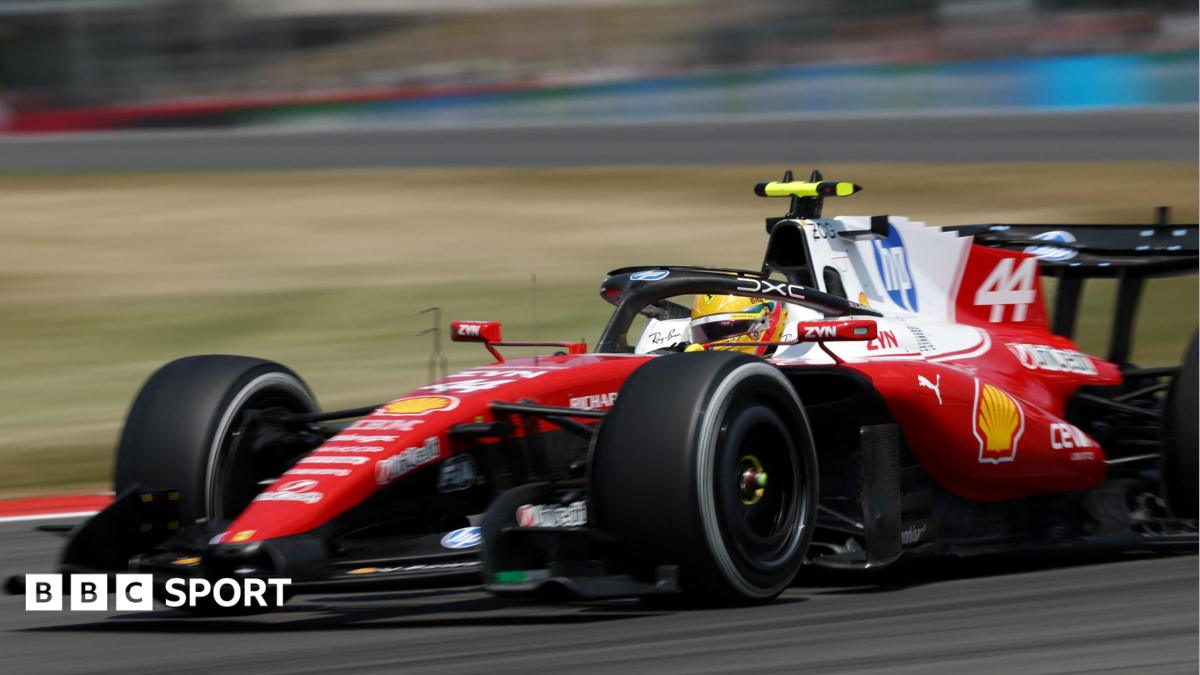 Hamilton fastest in Silverstone practice session