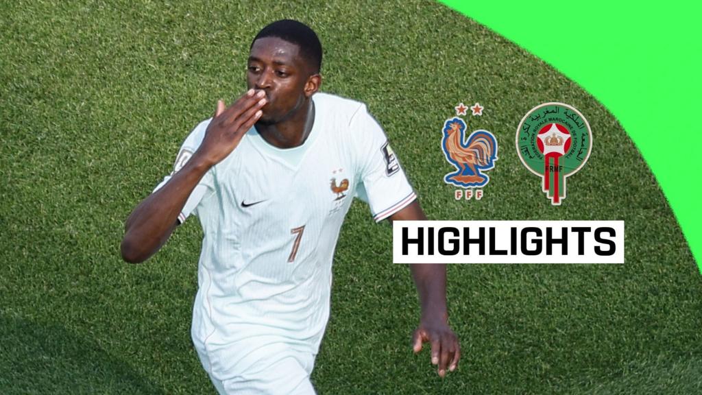 France into semi-finals after comfortable win over Morocco