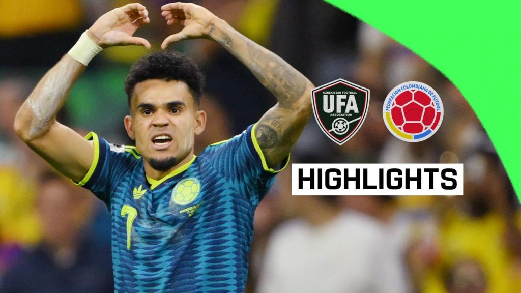 Diaz scores as Colombia beat debutants Uzbekistan