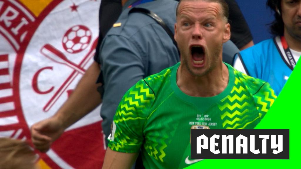Nyland saves early first-half Guimaraes penalty