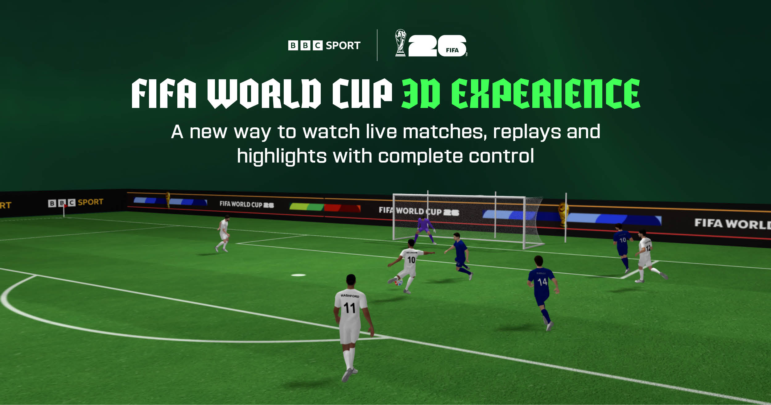 Watch Spain v Saudi Arabia with our World Cup 3D Experience