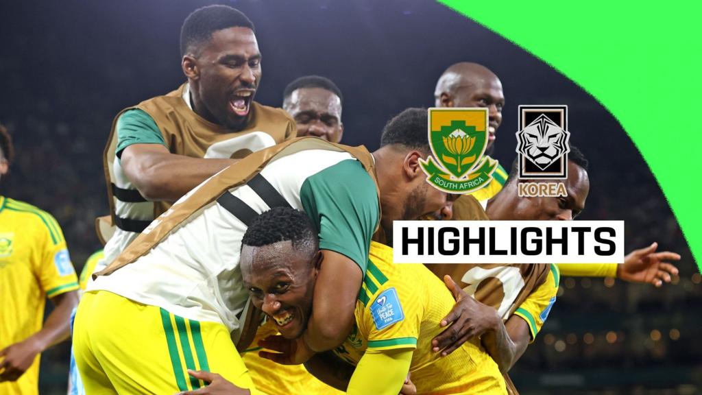 South Africa into round of 32 after win over South Korea