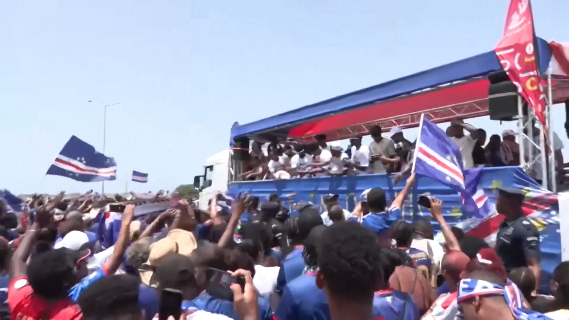 Cape Verde celebrates team’s return after historic World Cup