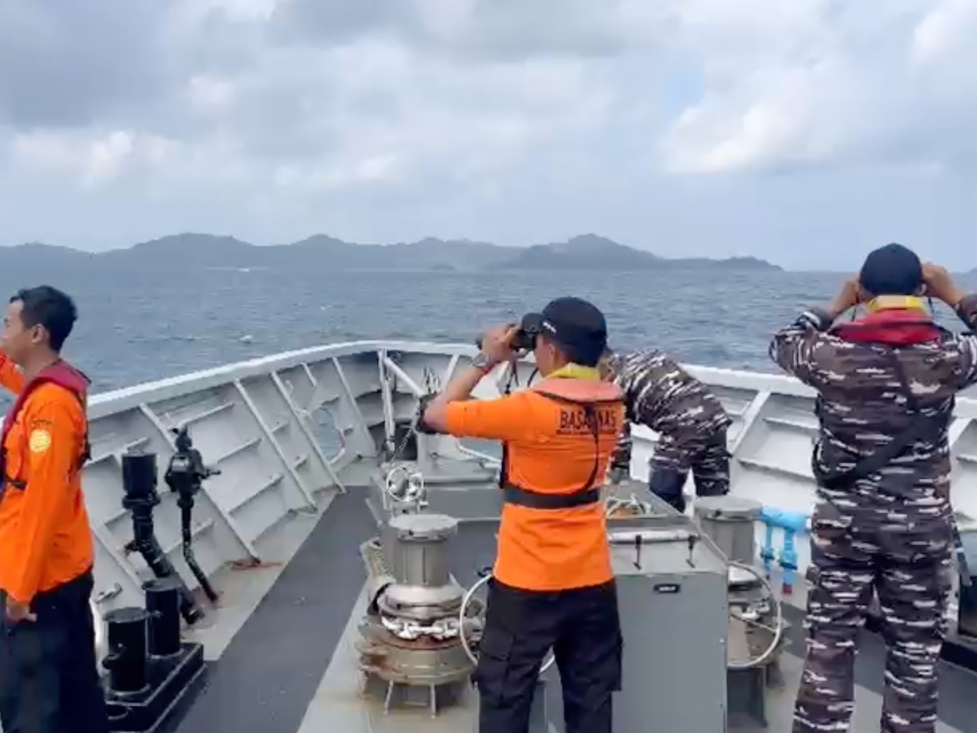 Five people rescued after Indonesia boat sinks, at least 20 still missing