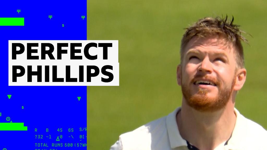 'He's led New Zealand's charge' - Phillips scores first Test hundred