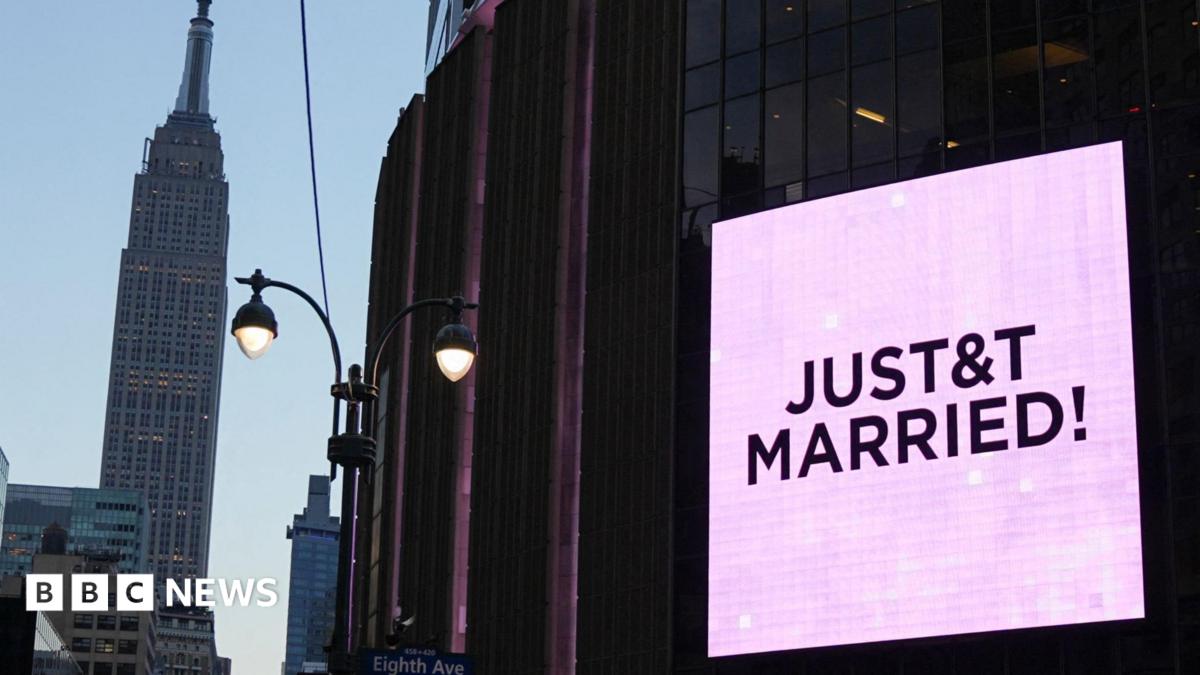 Dior dress, Adam Sandler and a man of honour: what we know about Taylor and Travis's wedding