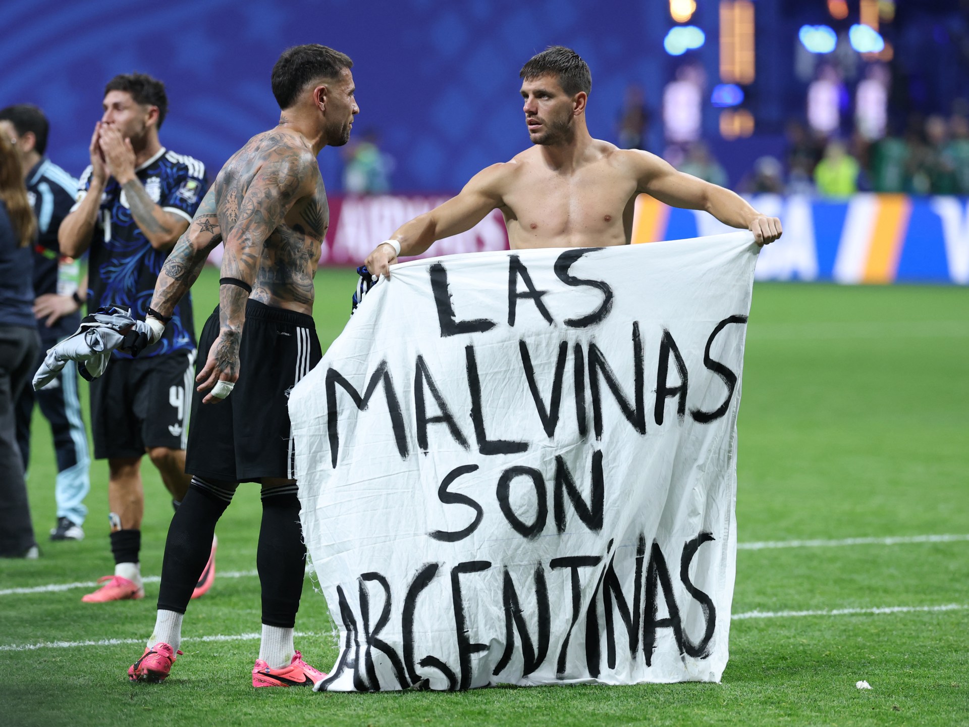 ‘Falklands are Argentinian’: Celebrations over England win revive old wounds
