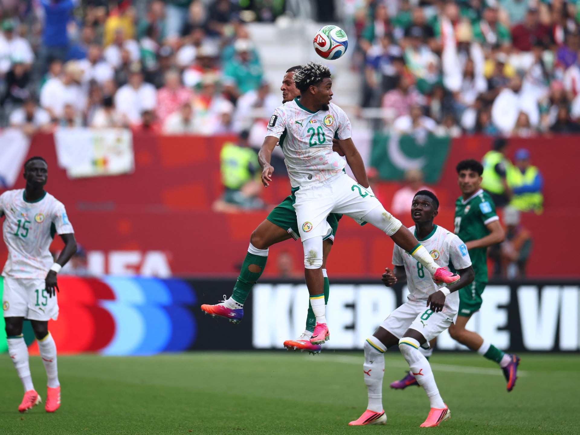 Senegal score 5-0 win over 10-man Iraq, keep World Cup knockout hopes alive