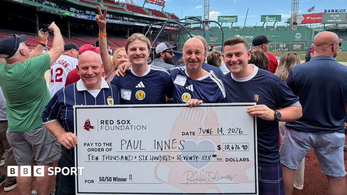 Scottish quartet win £8k in Boston Red Sox raffle